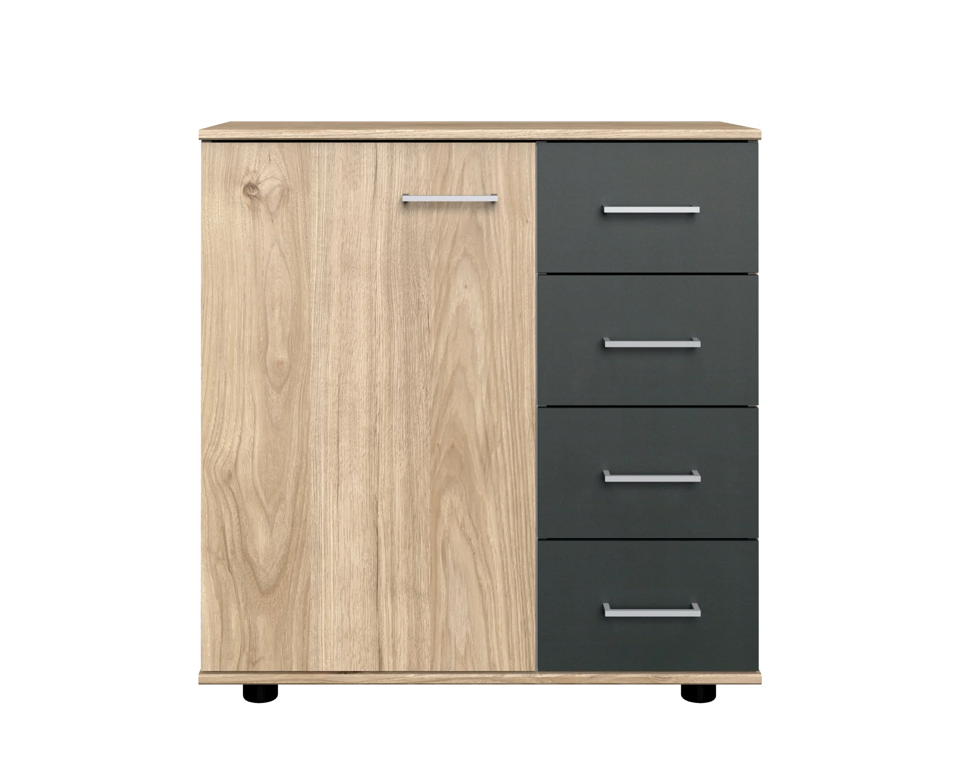 Wimex Kombikommode Angie mit eine Tür und 4 Schubladen B/H/T 81 x 83 x 41 cm - Image 3