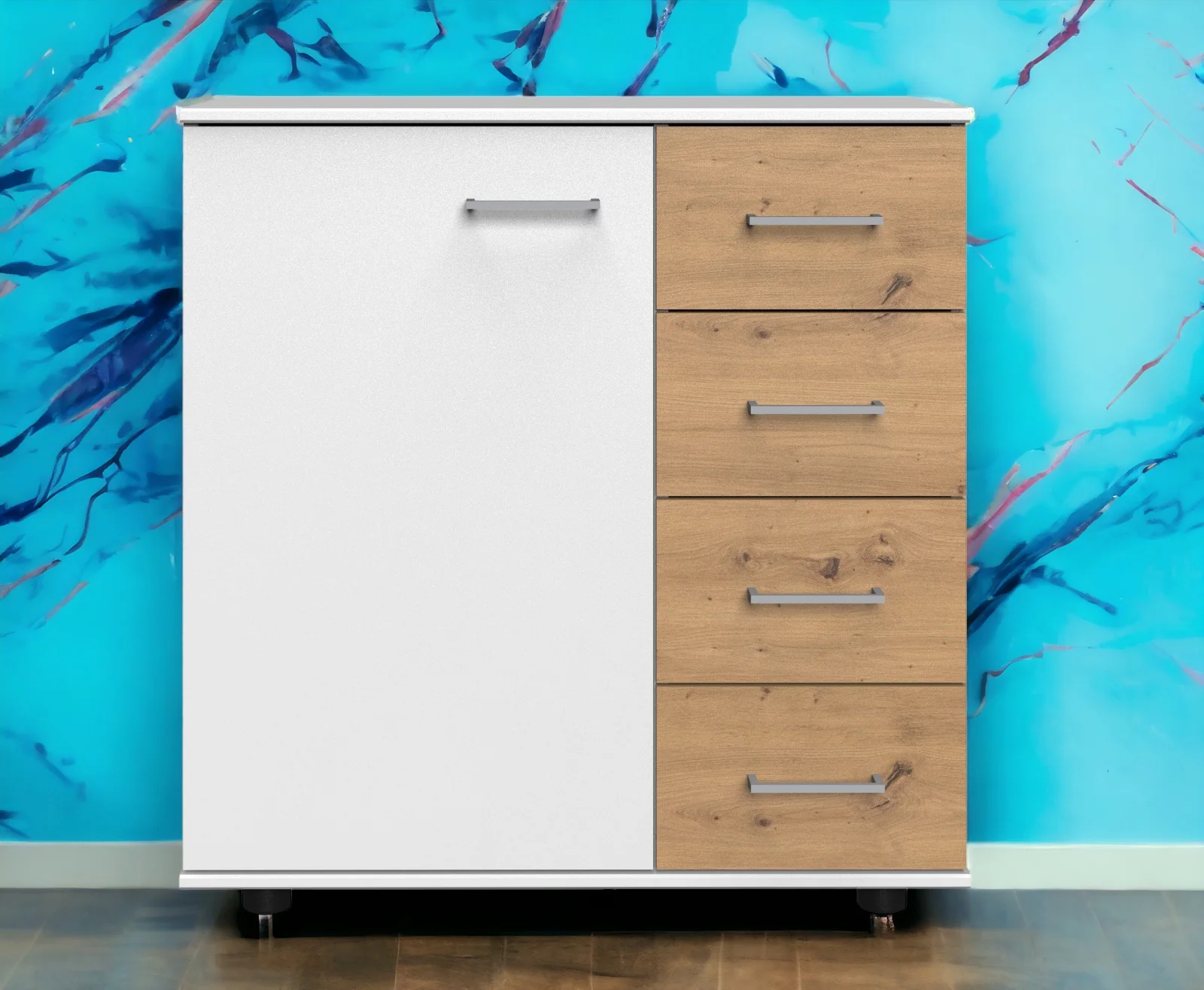 Wimex Kombikommode Angie mit eine Tür und 4 Schubladen B/H/T 81 x 83 x 41 cm - Image 7