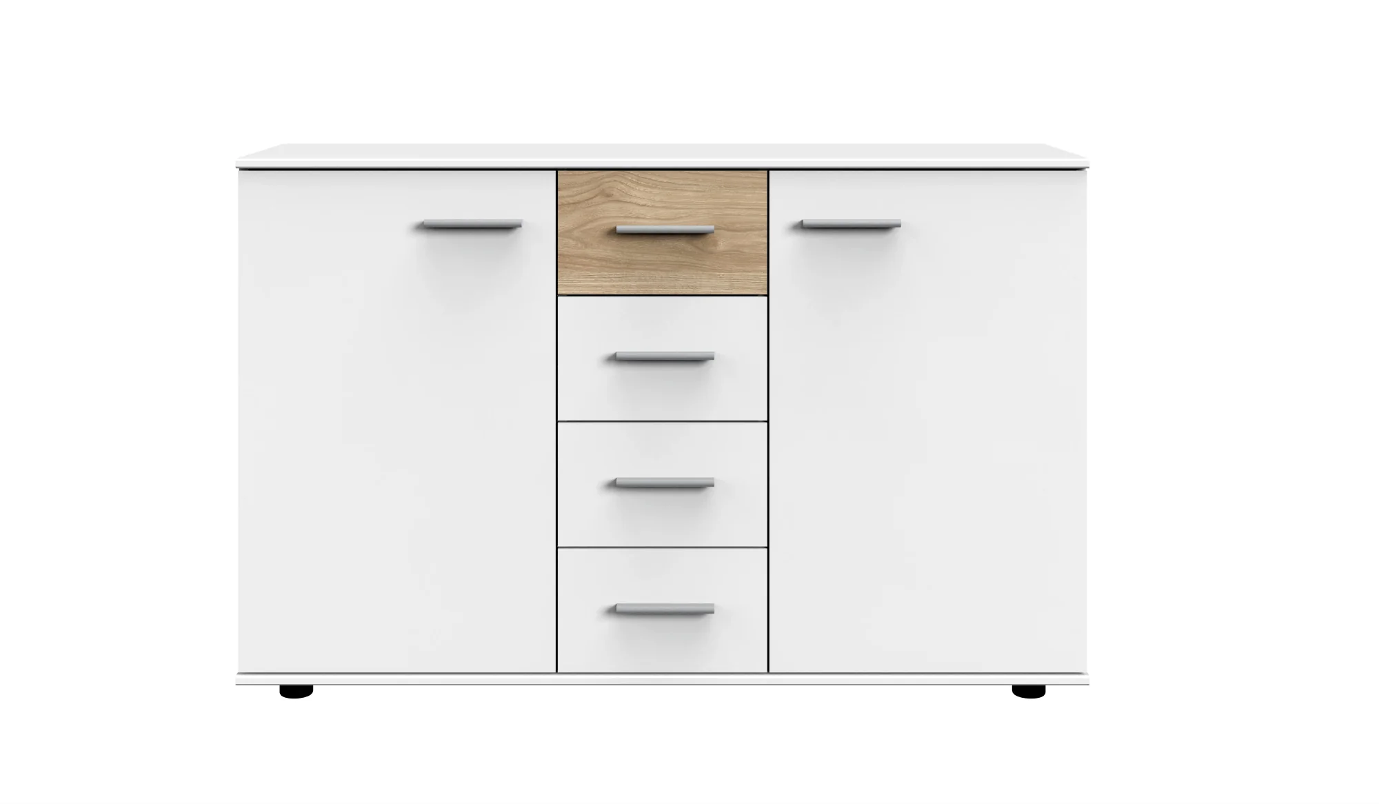 Wimex Kombikommode Budapest mit 2 Türen und 4 Schubladen B/H/T ca. 130 x 83 x 41 cm - Image 5