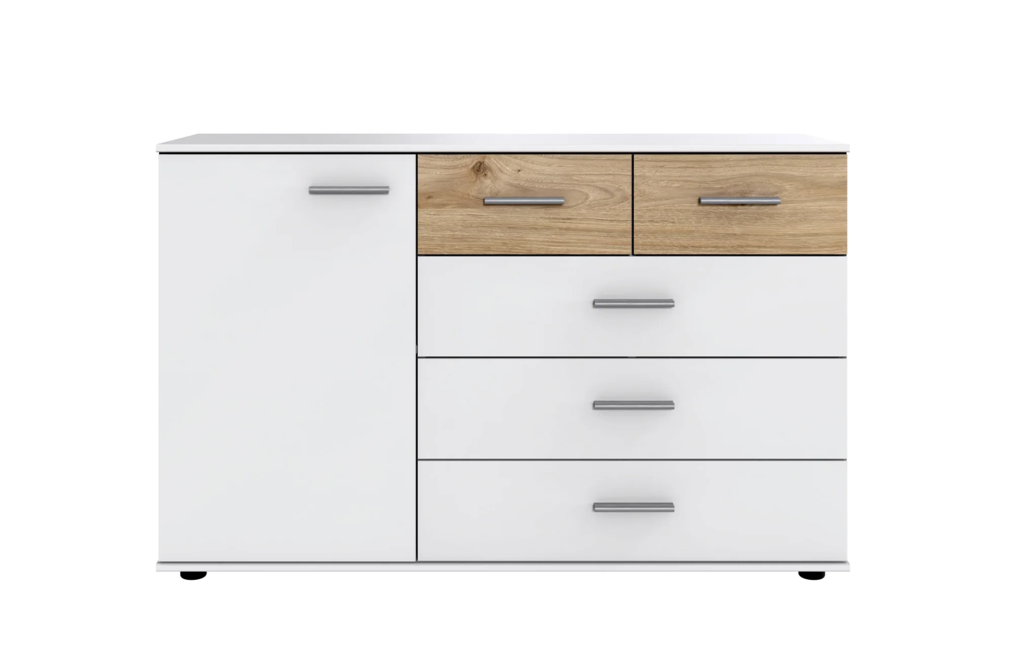 Wimex Kombikommode Budapest mit 1 Tür und 5 Schubladen B/H/T ca. 130 x 83 x 41 cm - Image 5