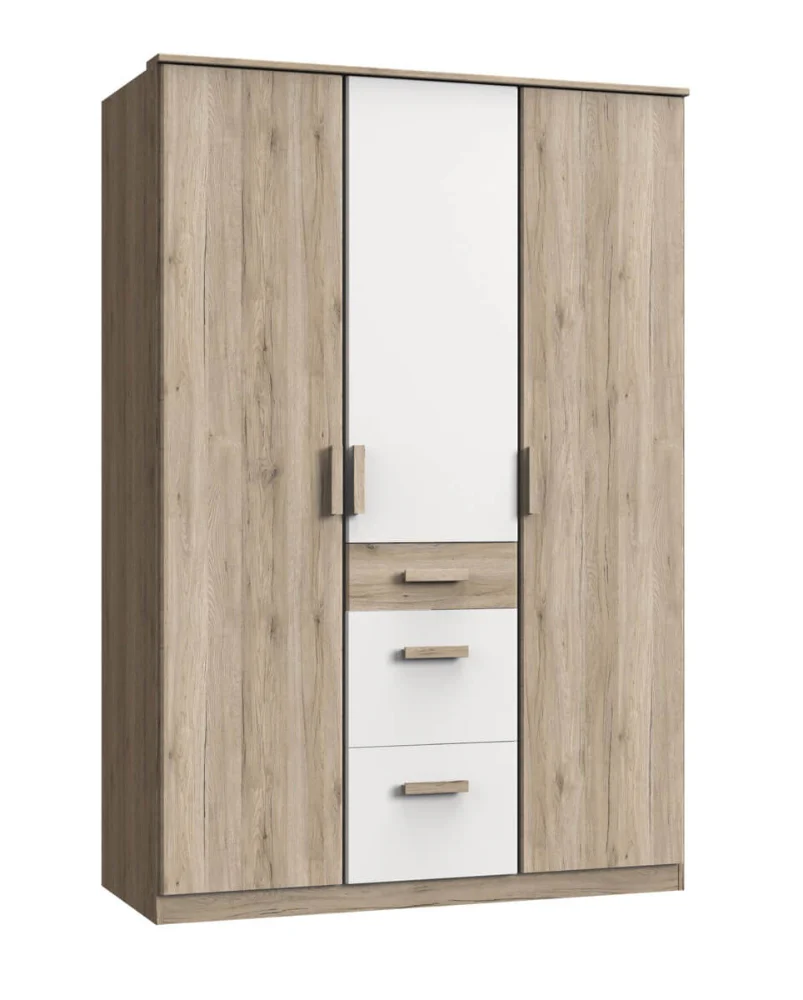 Drehtürenschrank Cariba mit Schubladen B/H/T ca. 90/135 x 199 x 58 cm Kinderzimmer - Image 14